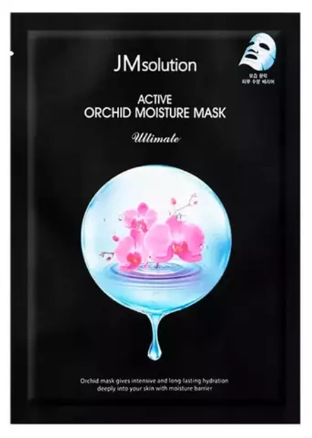 JMsolution Маска тканевая для восстановления кожи - Active orchid moisture mask ultimate, 30мл