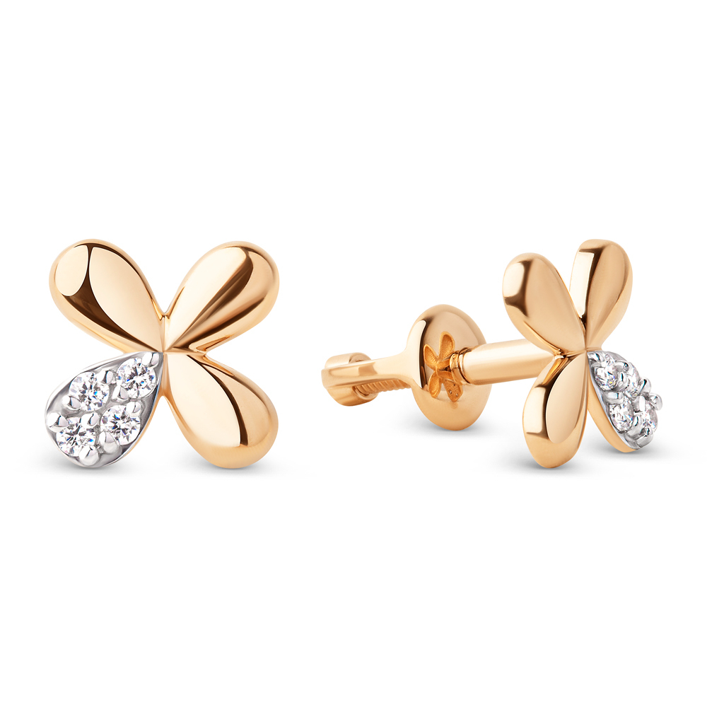 Серьги из золота 585 пробы