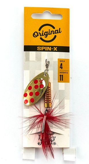 Блесна вращ. Lucky John SPIN X ROUND 04 11,0г GR