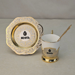 Набор кофейный "Нефть" (Златоуст)