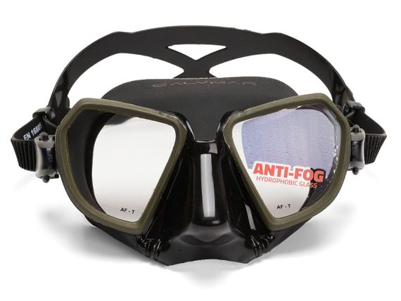 Маска Salvimar NOAH Антифог черный/зеленый