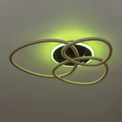 Citilux TRIO CL215B132 Люстра потолочная с пультом Черный+Золото