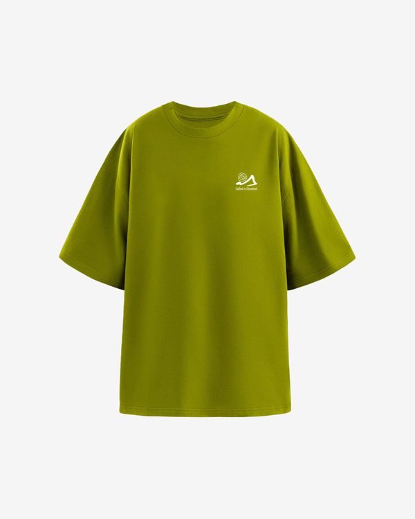 Футболка Stone shapes золотая оливка - фото 1