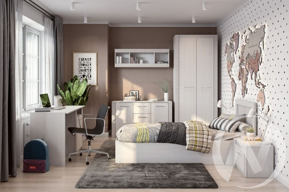 Тумба прикроватная Серия 4 МС Гамма 20