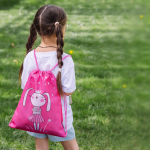 Набор для детского сада: кармашек, коврик, мешок. Зайка