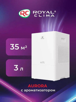 Увлажнитель-очиститель Royal Clima RAW-AU350/5EW-WT,  5л,  белый