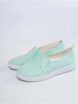 Мокасины летние с перфорацией