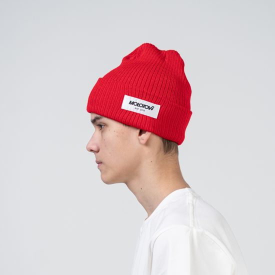 Шапка Molotov Basic Patch (Красный)