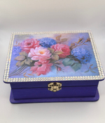 Шкатулка ручной работы, декупаж "Сирень"