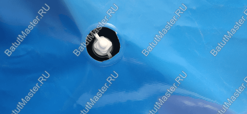 Квадратный надувной бассейн «Зебра», 4*4*0,5 м