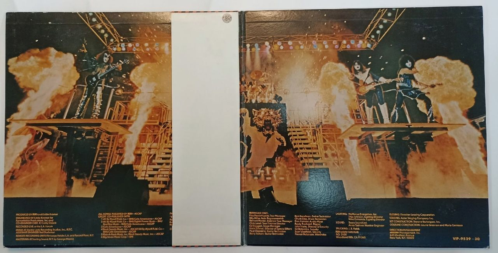 Винтажная виниловая пластинка Kiss Alive II (Japan 1977)