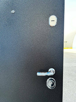 Дверь входная Тайга 9 см Астана милки Царга