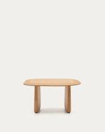 Журнальный столик Pirita из массива дуба в натуральной отделке, 70,6 x 70