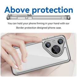 Усиленный защитный чехол c мягким откликом кнопок для Huawei Pura 70 Pro и Pura 70 Pro+