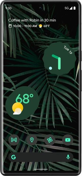 Смартфон Google Pixel 6 Pro 128GB Stormy Black, Черный (USA, Global)