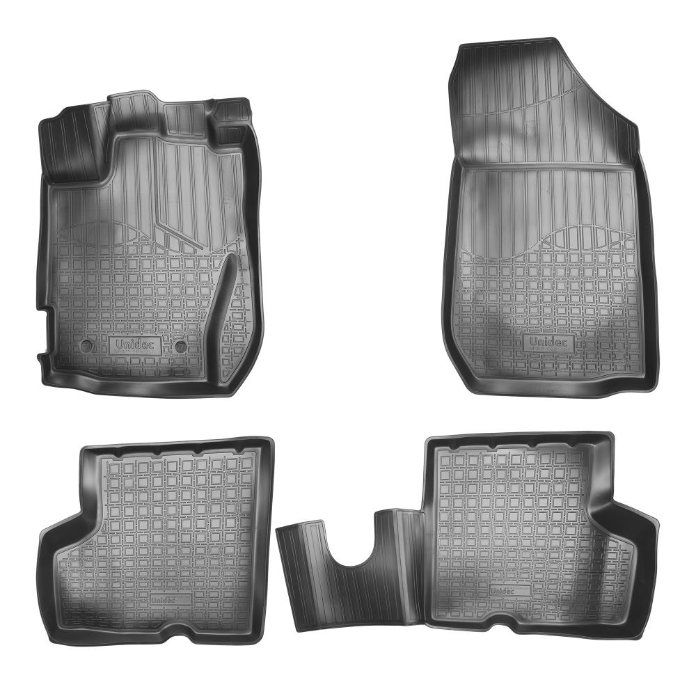 Ковры в салон Norplast/Unidec для Renault Kaptur (2016-)Полиуретан,Черный, арт.NPA11-C69-240