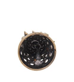 AM- 649 Колокольчик «Корабль» (латунь, янтарь)