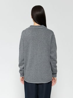 Поло из смесового кашемира