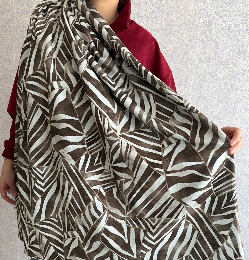 ЛИСТЬЯ МОККО - Футер 2х-нитка с лайкрой, компакт пенье (ДЖ72 Маша)