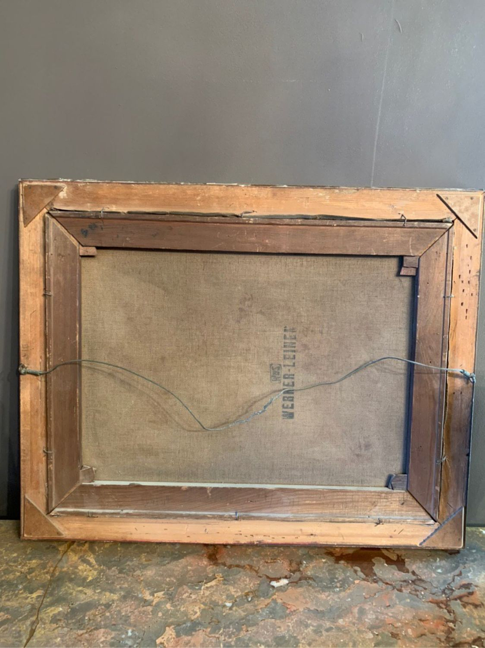 Антикварная картина «Натюрморт»