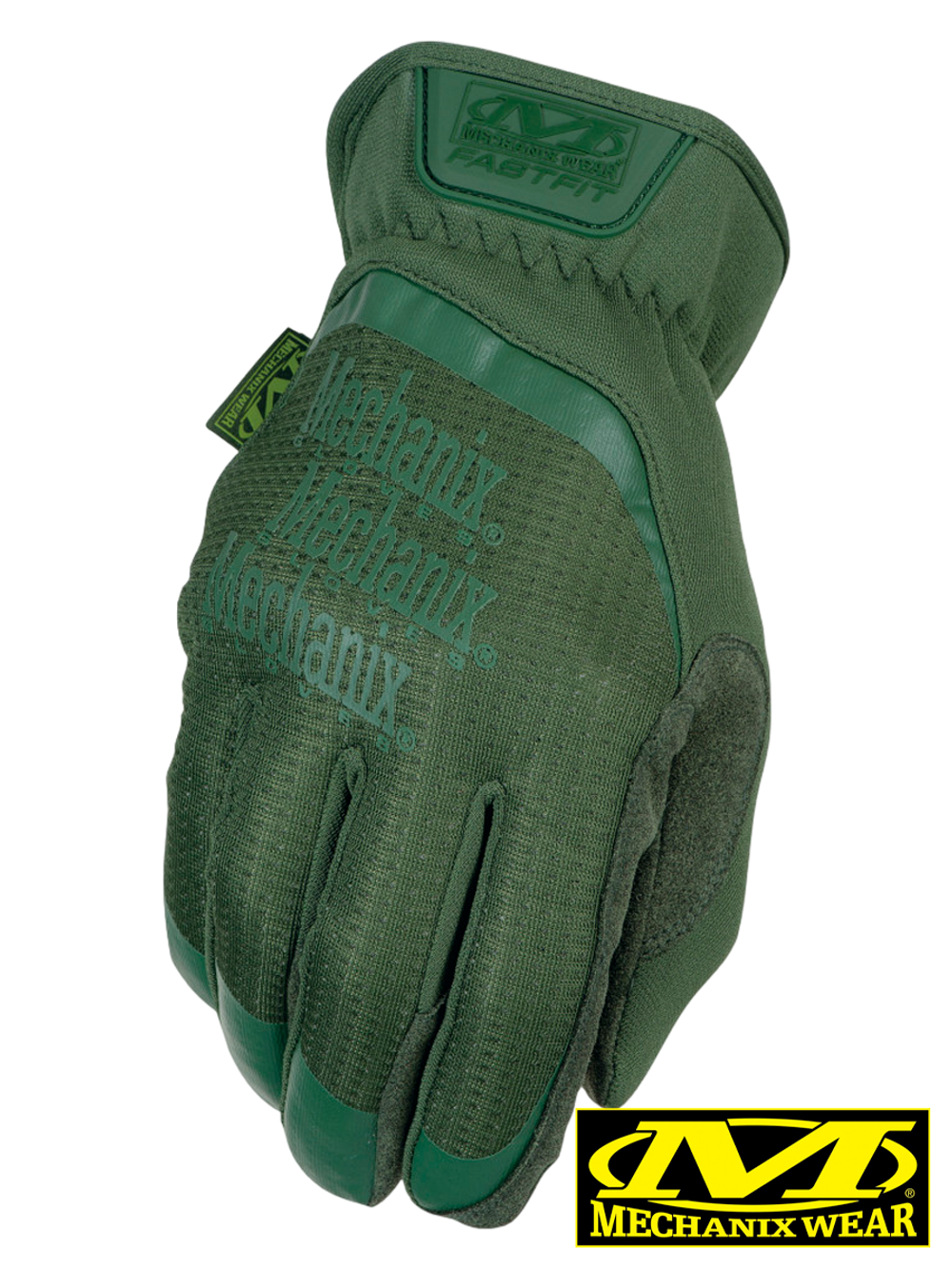 Перчатки полнопалые Mechanix FastFit (оригинальные). Олива