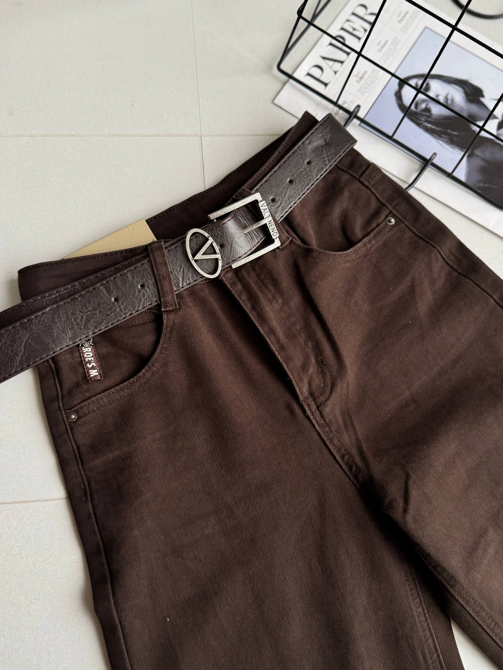 Брюки джинсовые жен. 73277-3 шок.