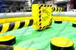 Коммерческая надувная игра "Увернись от палки" (Melt Down) 9*9*1.5 м