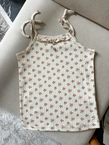 Хлопковый топ Tocoto Vintage , 128