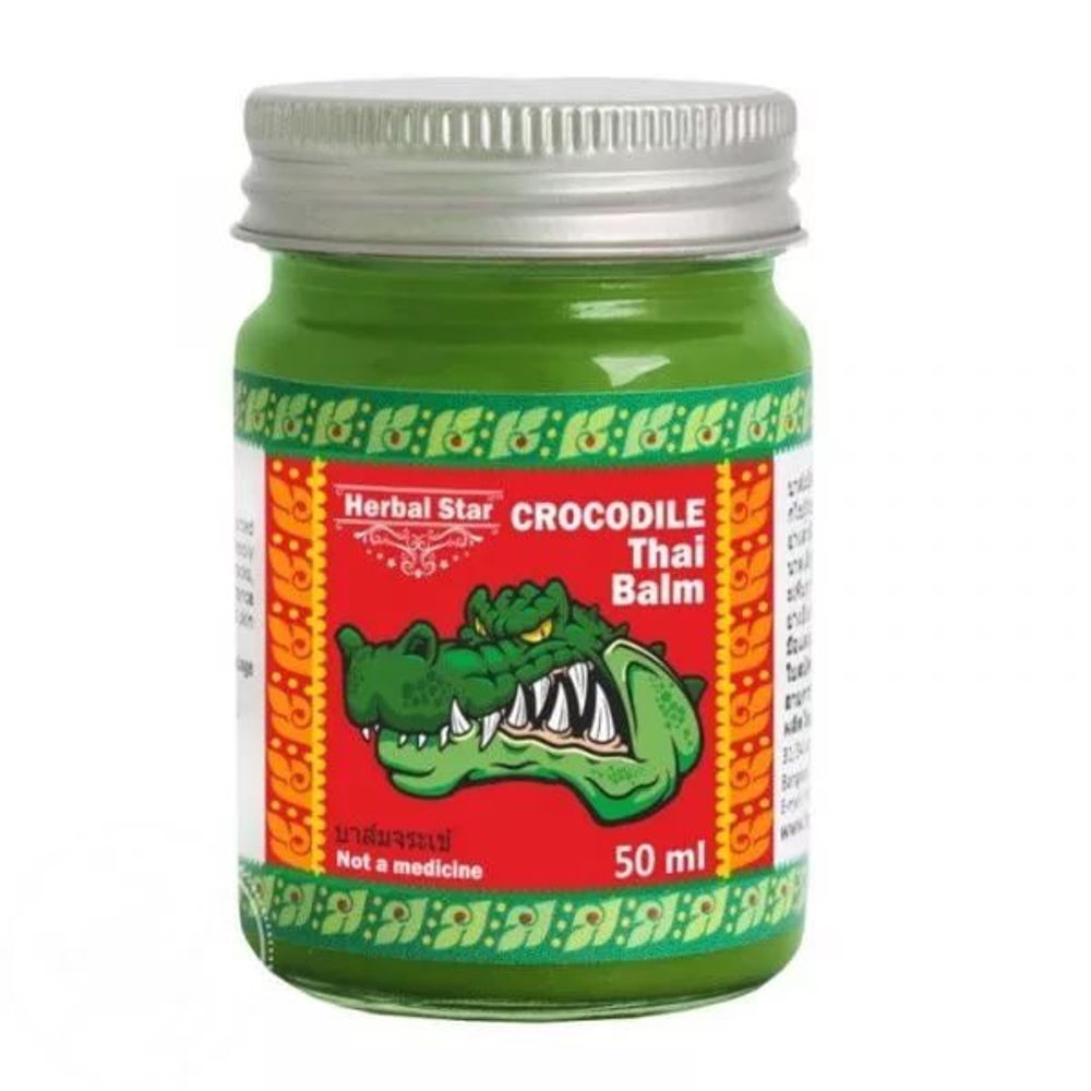 Бальзам с крокодильим жиром HERBAL STAR Crocodile Thai Balm, 50 мл