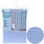 Штора для ванной полиэстер 180*180"Скарлет» голубая