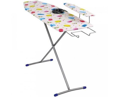 Гладильная доска Nika, цвет в ассортименте, ДЛ4, с подрукавником, с розеткой