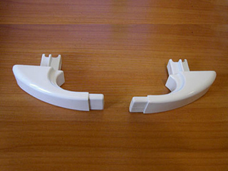 Комплект вставок (ручка) дверцы духовки газовой плиты Брест 300