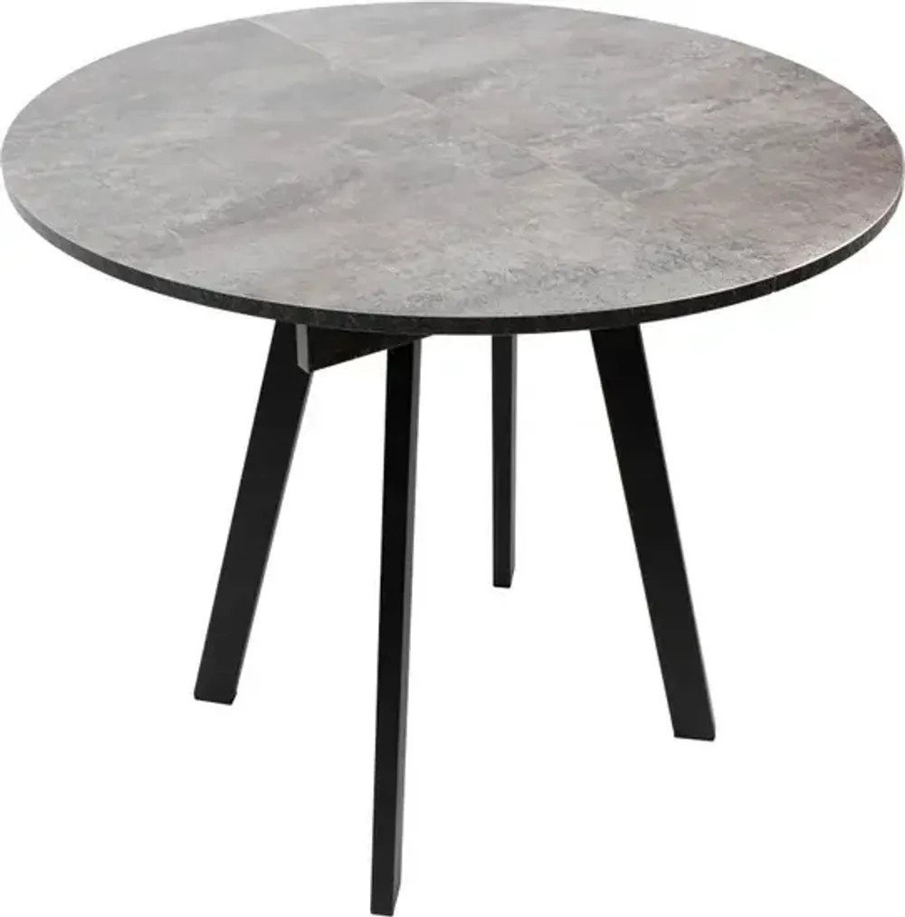 Стол обеденный Элип (профиль) каркас чёрный