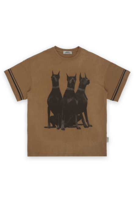 Футболка ER "Dobermans Striped Sleeves" Tee