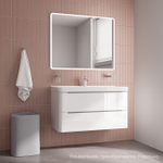 Тумба подвесная IDDIS Cloud X, 100 см, белый, CLX10W0i95