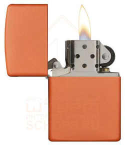 Зажигалка Zippo 231 Классическая, Orange Matte