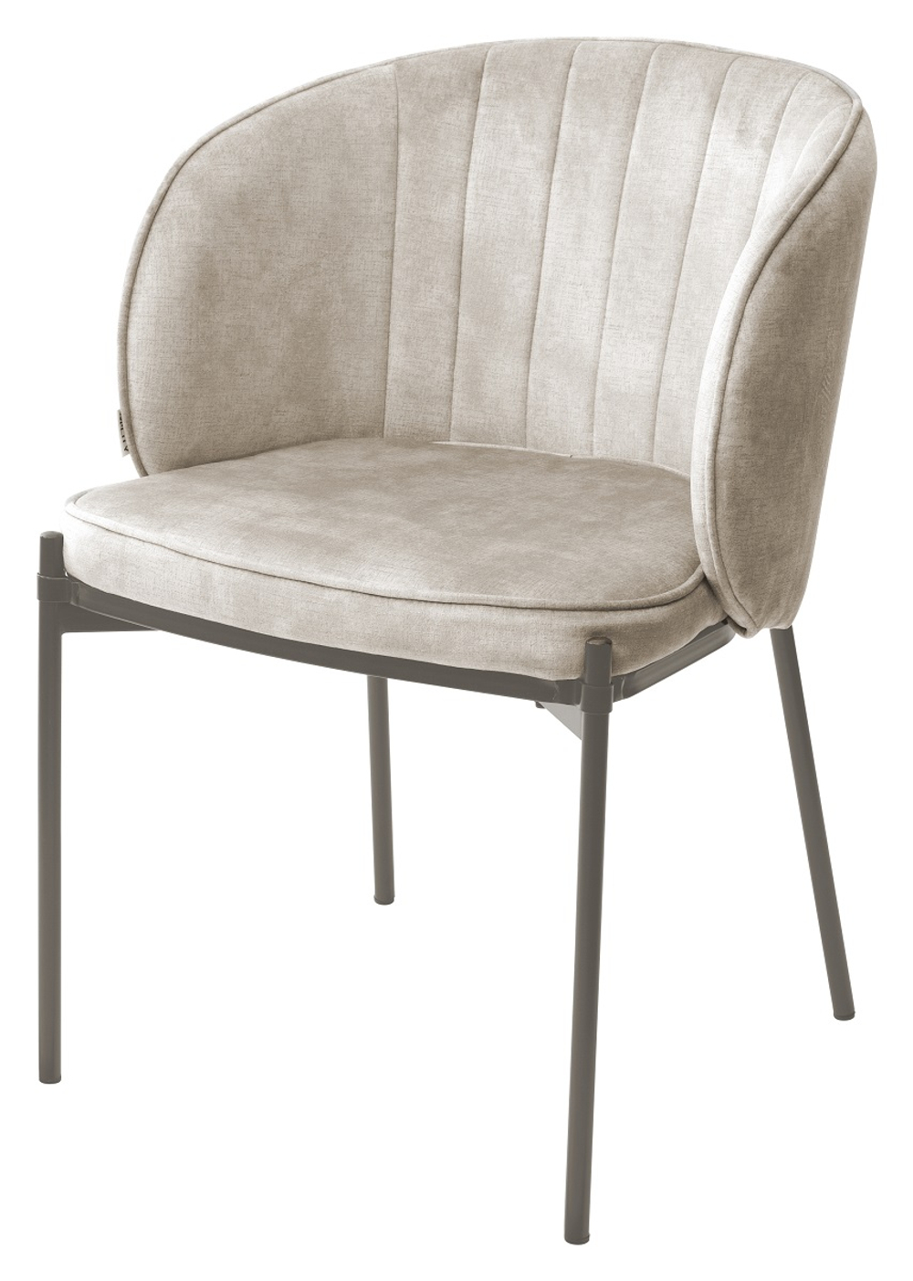 Стул М-City DISAUR Диана (Diana) 207 Античный Бежевый, Велюр, Латте каркас