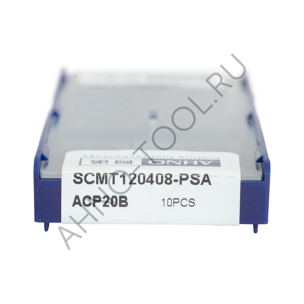 Пластина твердосплавная ISO SCMT120408-PSA ACP20B AHNO по стали, получистовая