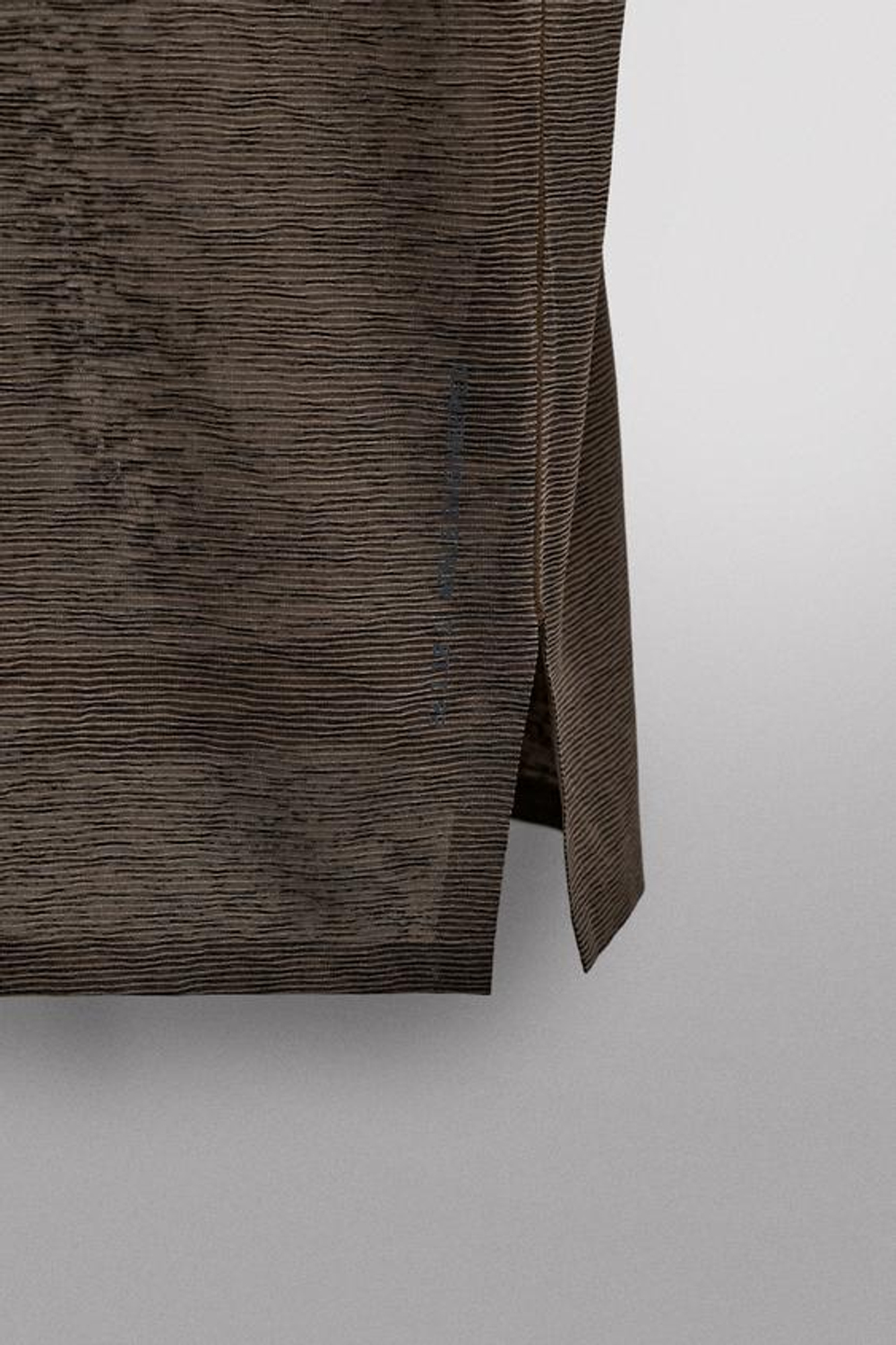 ZARA ЛЕГКАЯ ФУТБОЛКА ДЛЯ БЕГА ИЗ РЕЛЬЕФНОЙ ТКАНИ, МЯГКИЙ ЗЕЛЕНЫЙ