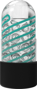 Эластичный мастурбатор с эффектом вращения Jolly Master (Цвет: прозрачный)