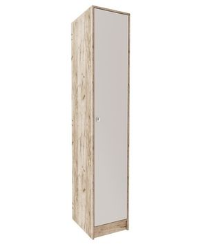 Шкаф-пенал ЯМАЙКА Япп-1 дуб крафт серый / кашемир