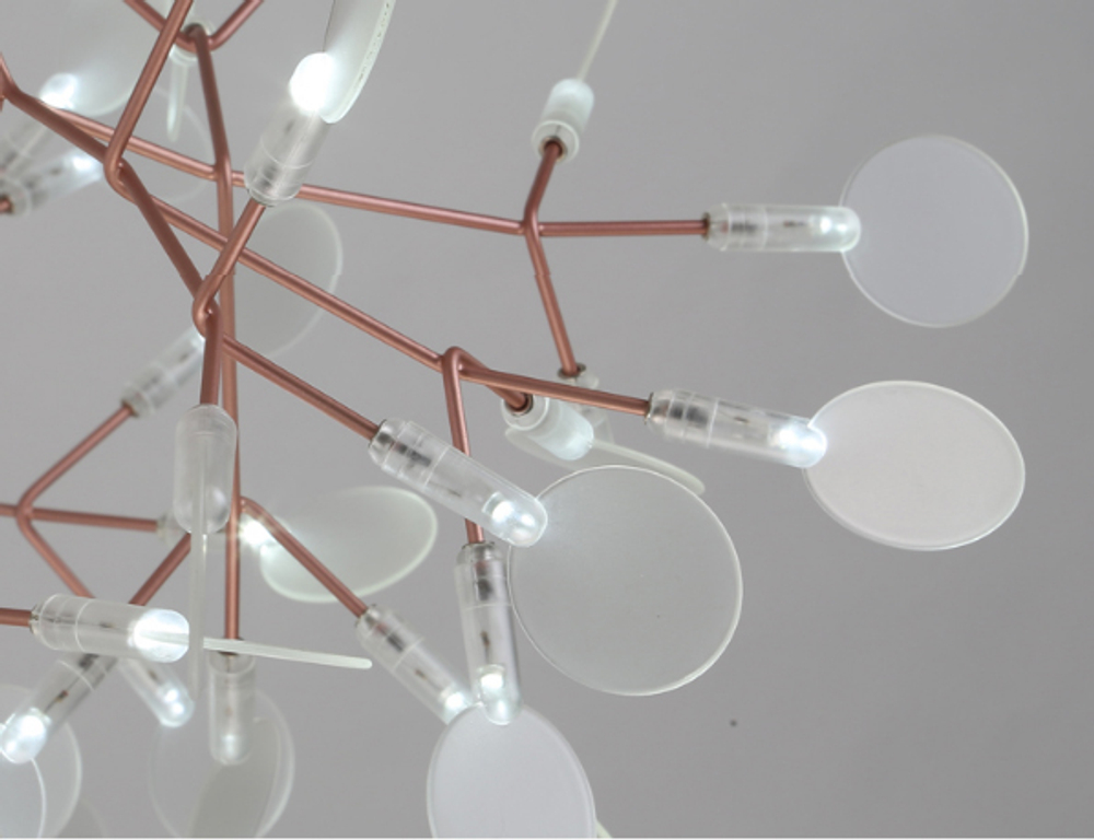Pendant design lamp  Heracleum II by Moooi (Brass,  D50 cm)