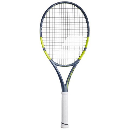 Теннисная ракетка Babolat Pure Aero Team Gen-9 - metallic dark forest/yellow + струны