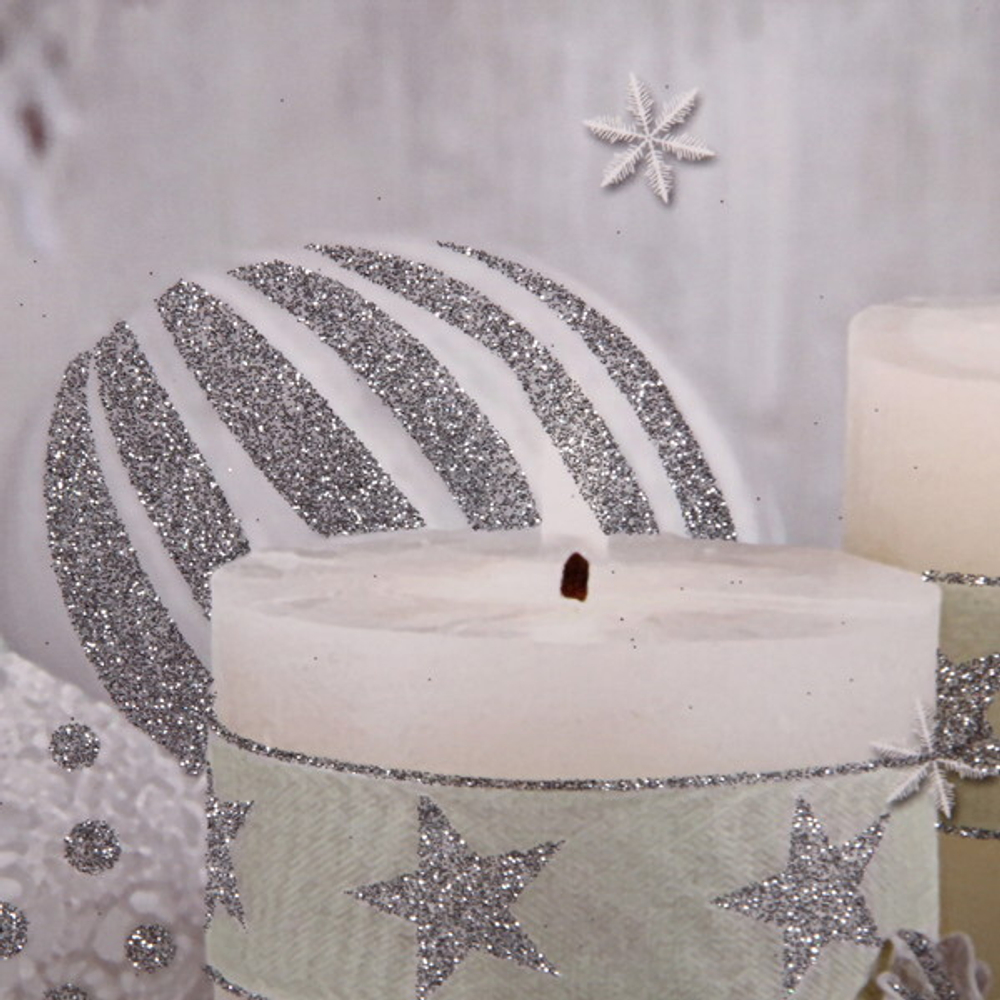 Пакет подарочный 25*32*10 см «Снежное сияние»,микс