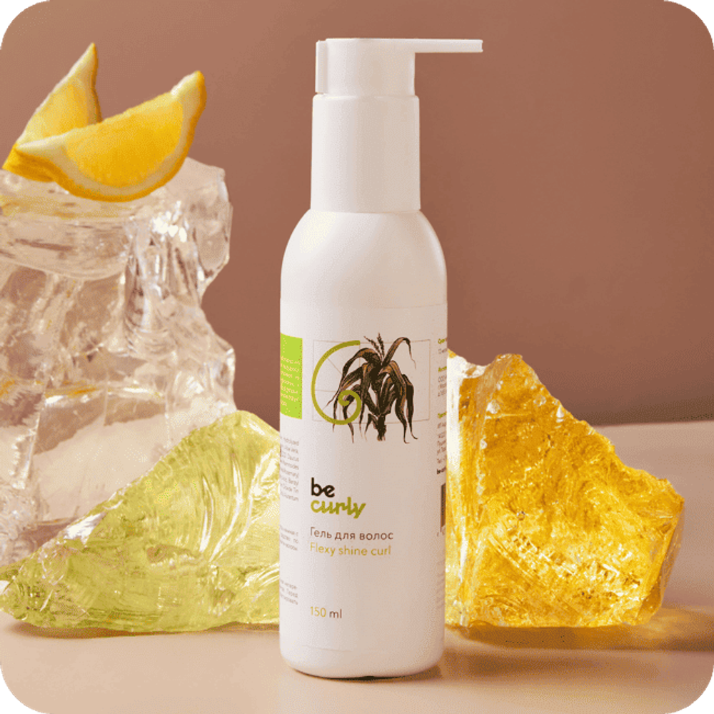 Гель со средней фиксацией Flexy shine curl с блёстками и ароматом лимонада, фото 4