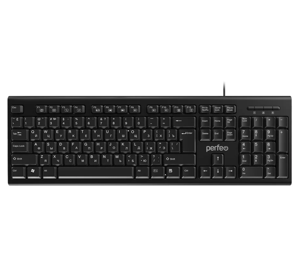 Клавиатура проводная Perfeo PF-3093 (черный)