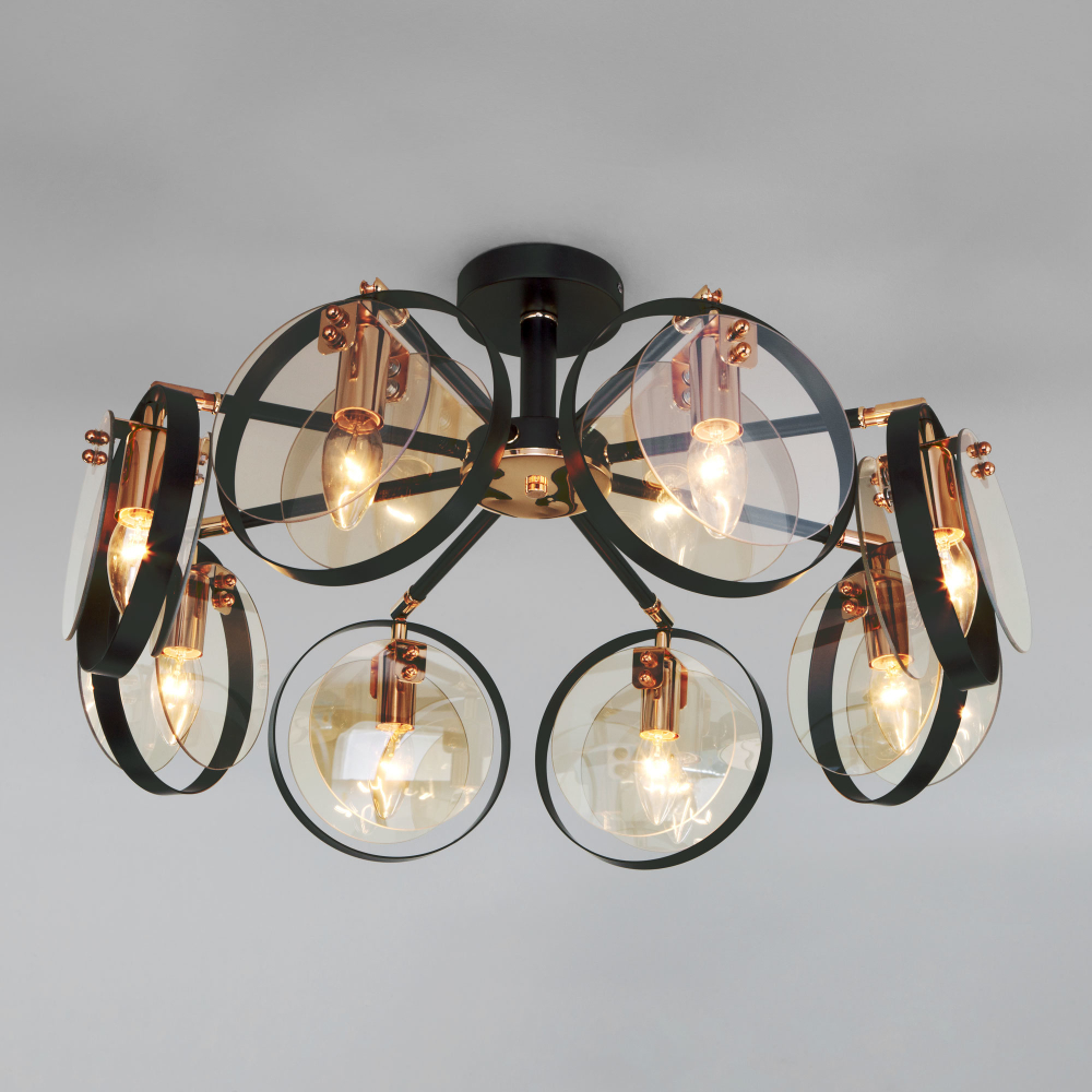 Потолочный светильник 70121/8 черный