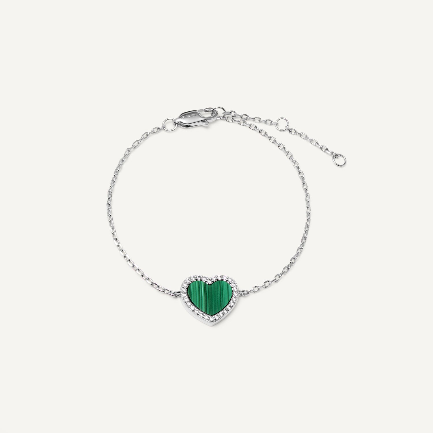 Браслет Malachite Heart Bracelet