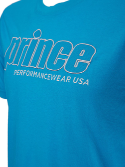 Футболка для мальчика теннисная Prince Applique Crew T-shirt - aqua