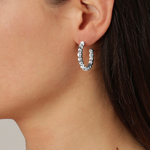 Серьги Dyrberg Kern HOLLY SS CRYSTAL 380086 BW/S